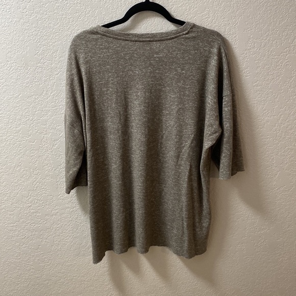 Philosophy | Olive heather Half Sleeve Slouchy Top - Picture 3 of 5